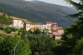 Palena, mature metropolis in Abruzzo, Italy