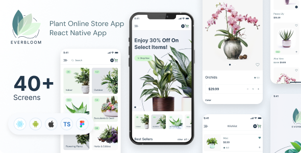 Everbloom – Plant On-line Retailer | React Native CLI 0.73.2