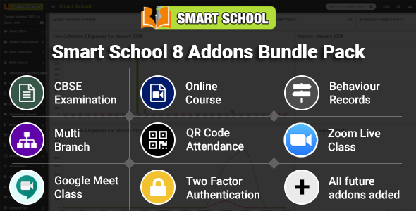 Tidy School Addon Modules Bundle Pack