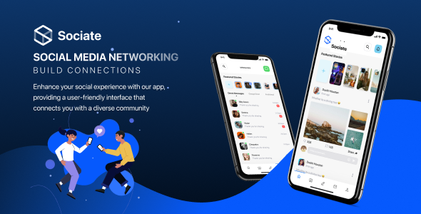 Sociate – Social Media Networking | React Native Expo App |CLI 0.73.4