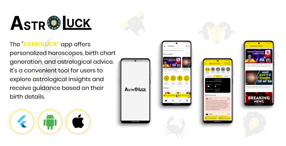 AstroLuck : Flutter Ui Templete