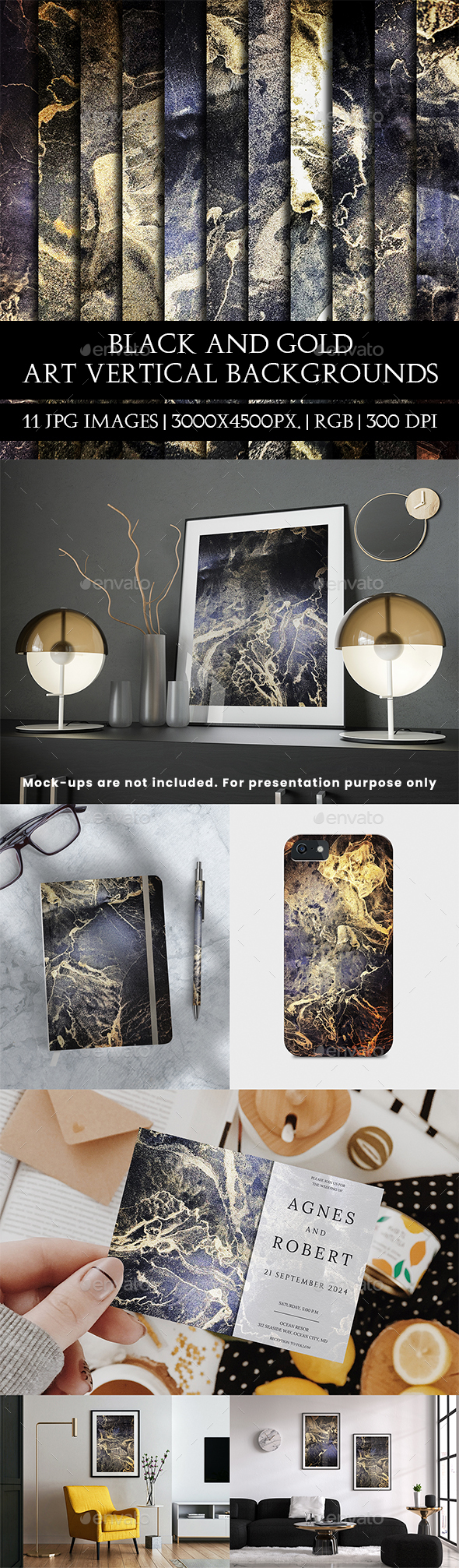 Sunless and Gold Artwork work Vertical Backgrounds