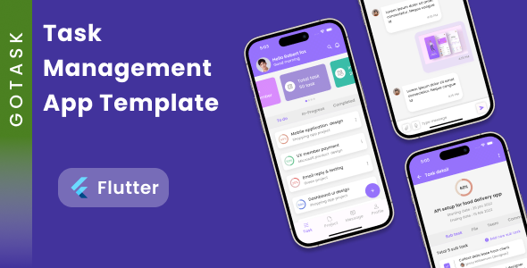 Task Organizer App | Task Administration App | Planning App | Task Planner App | Flutter | GoTask