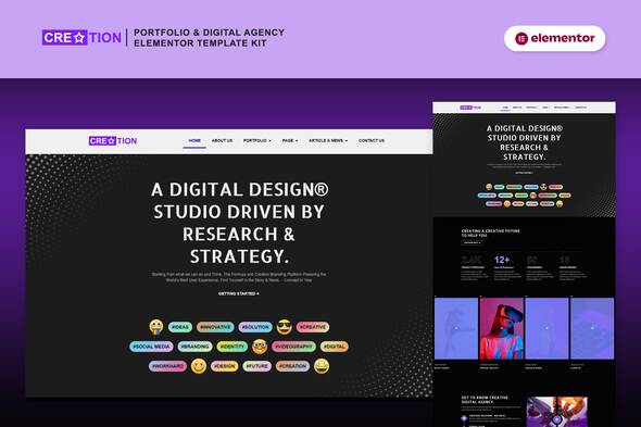 Introduction – Portfolio & Digital Company Elementor Template Bundle