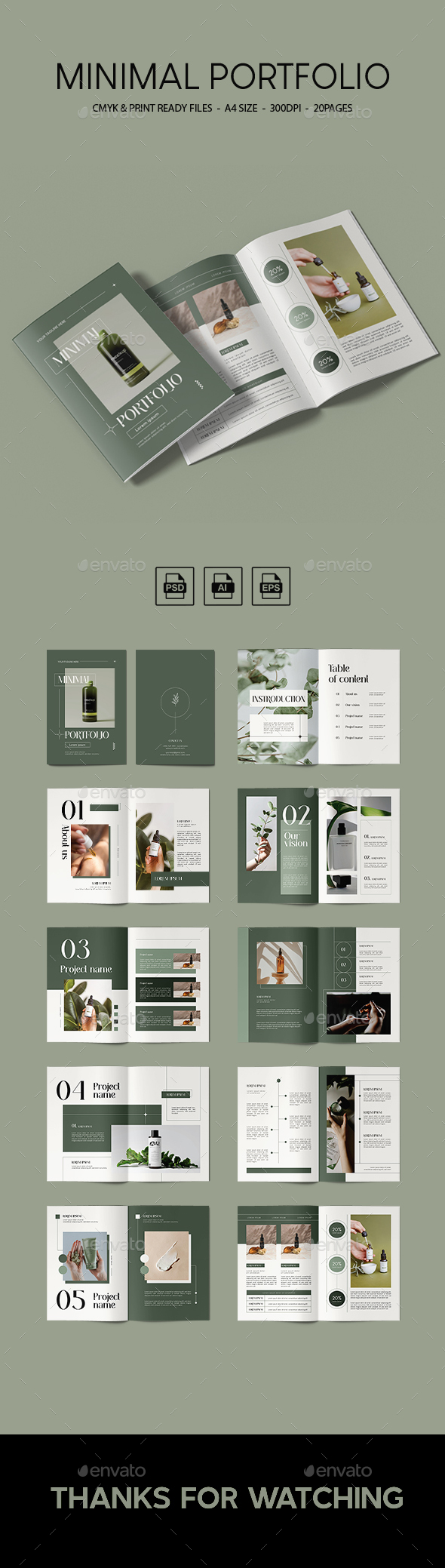 Agency Profile | Minimal Portfolio Brochure