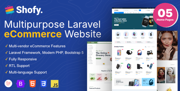 Shofy – eCommerce & Multivendor Market Laravel Platform