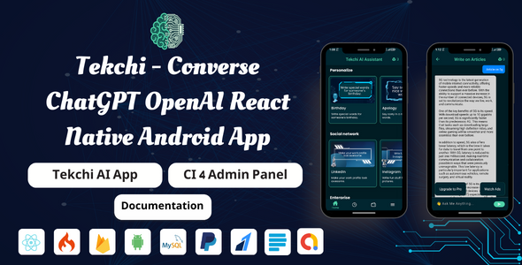 Tekchi Roar ChatGPT OpenAI – React Native Android App