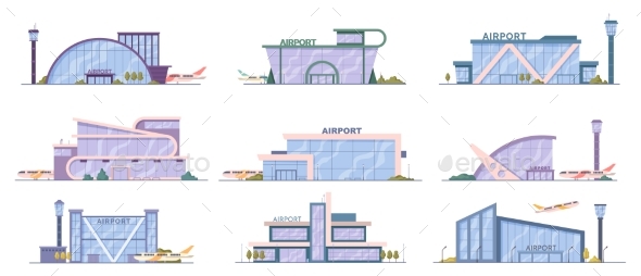 Airport Constructions with Effectively-liked Exterior