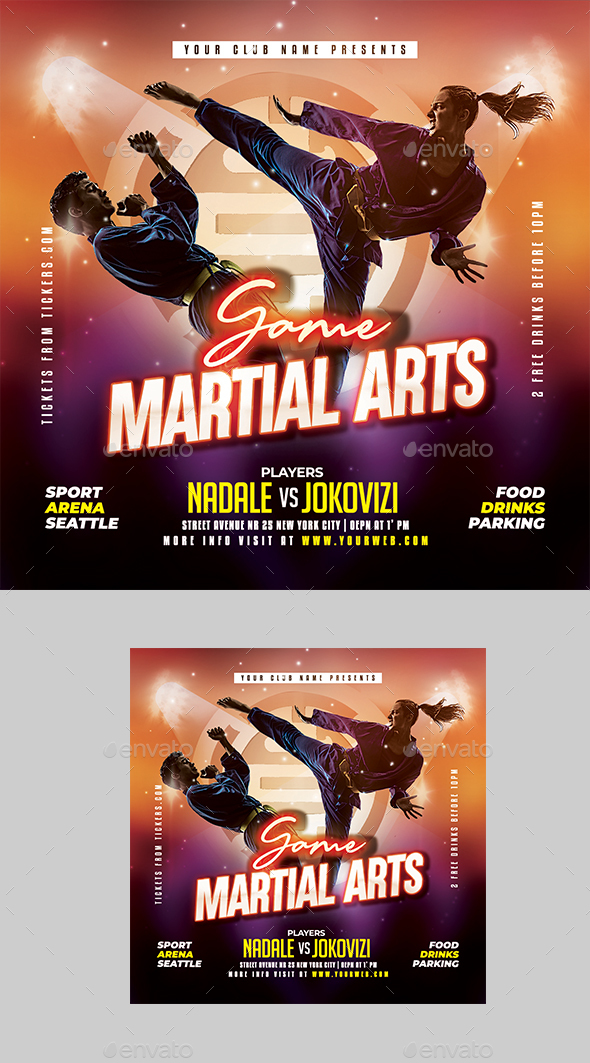 Martial Arts Sport Flyer