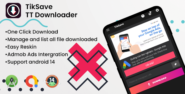 TikSave – TikTok Video Downloader App