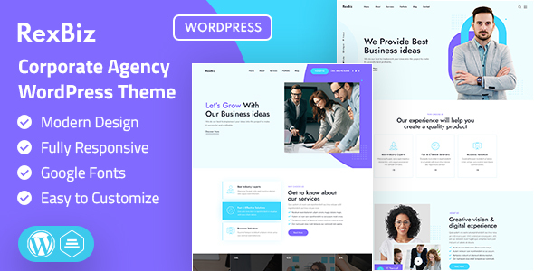 Rexbiz | Firm Company WordPress Theme