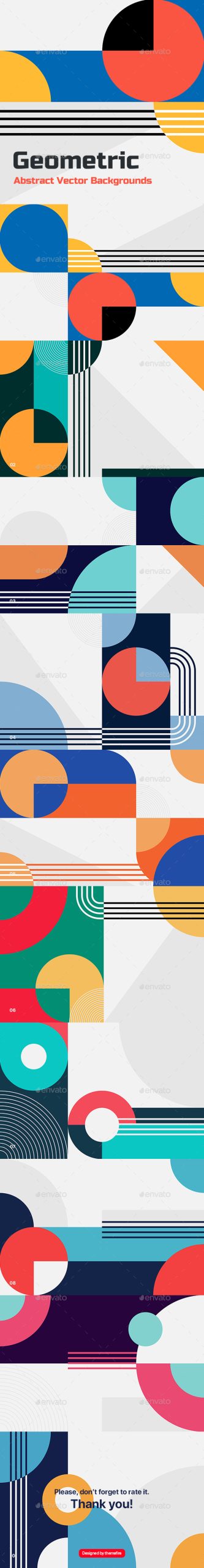 Abstract Geometric Backgrounds