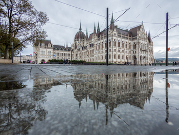 The parliament in Budapest, Hungary