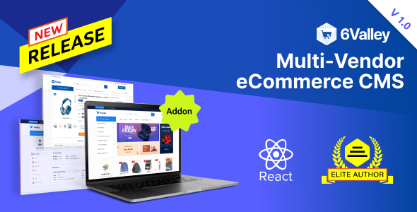 6Valley – React Web web page for Multi-Vendor or Single Vendor eCommerce