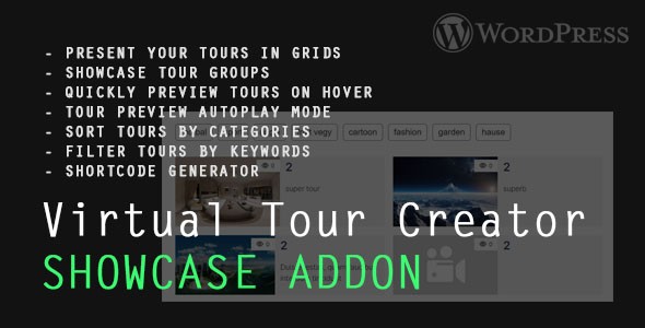 Digital Tour Creator for WordPress Showcase Addon