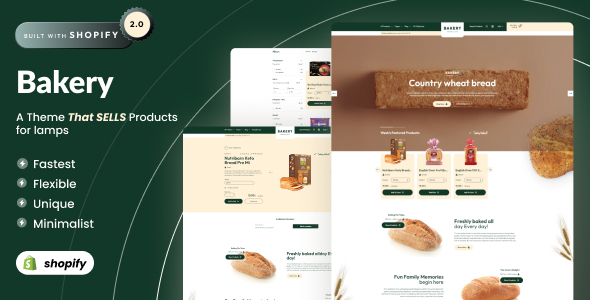 Bakery – Cake Responsive Shopify 2.0 Theme