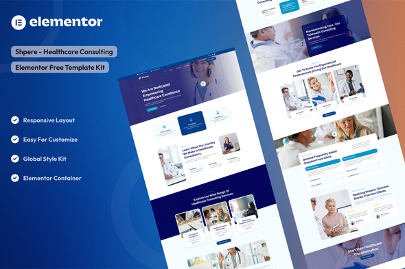 Sphere – Healthcare Consulting Elementor Template Gear