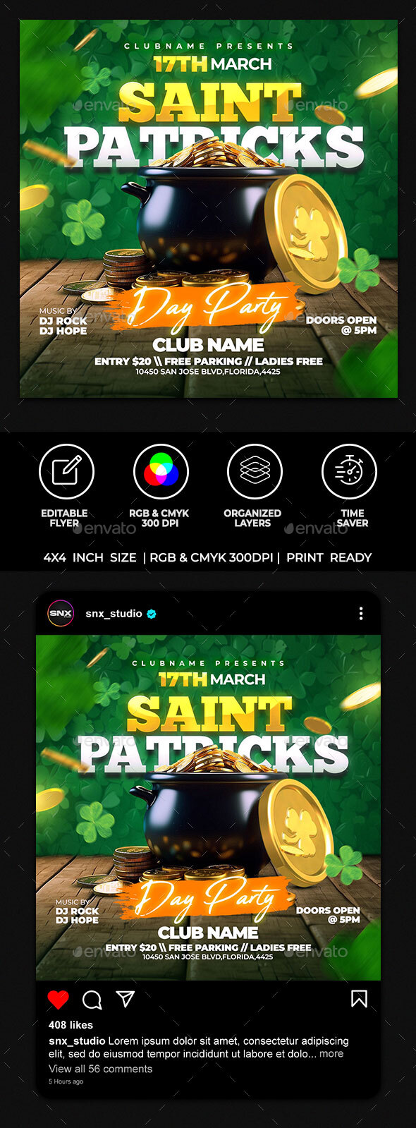 St Patricks Day Flyer