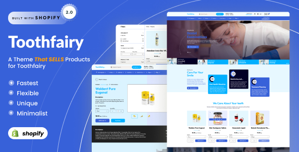 Tooth Fairy – Shopify 2.0 Dental Care Necessities Theme