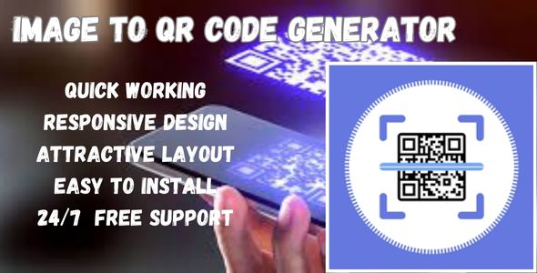 Picture to QR Code Generator Software program + Theme for Blogger