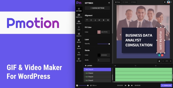 Pmotion – Spicy GIF and Video Maker For WordPress