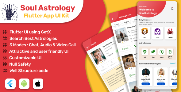 SoulAstrology : Astrology App | On-line Chat Astrologers | iOS/Android App Template