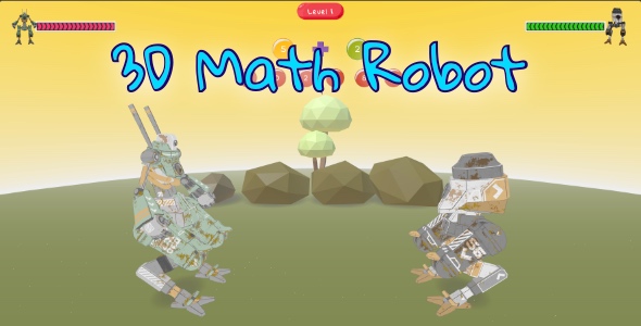 3D Math Robotic – Inferior Platform Math Recreation