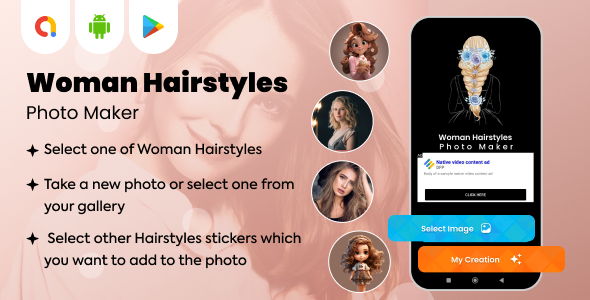 Woman Hairstyles Photograph Maker – Girls Hairstyles – Girls Hair Changer