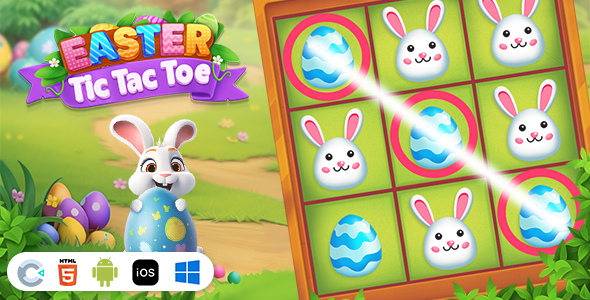 Easter Tic Tak Toe [ Construct 3 , HTML5 ]