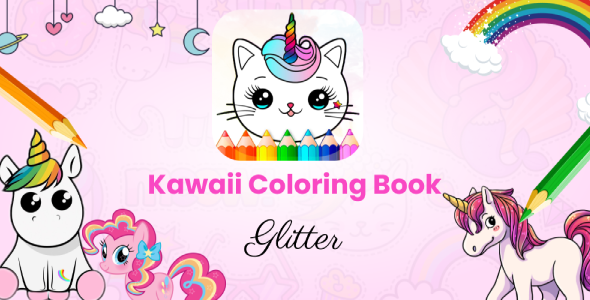 Kawaii Coloring Ebook For Kid’s with Admob + GDPR (Android 13 Supported)