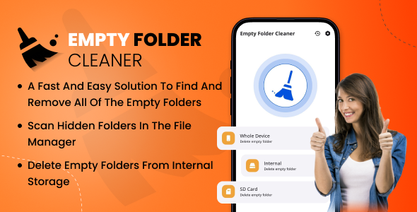 Empty Folder Cleaner – Delete Empty Folder – Folder Cleaner – Cellphone Cleaner