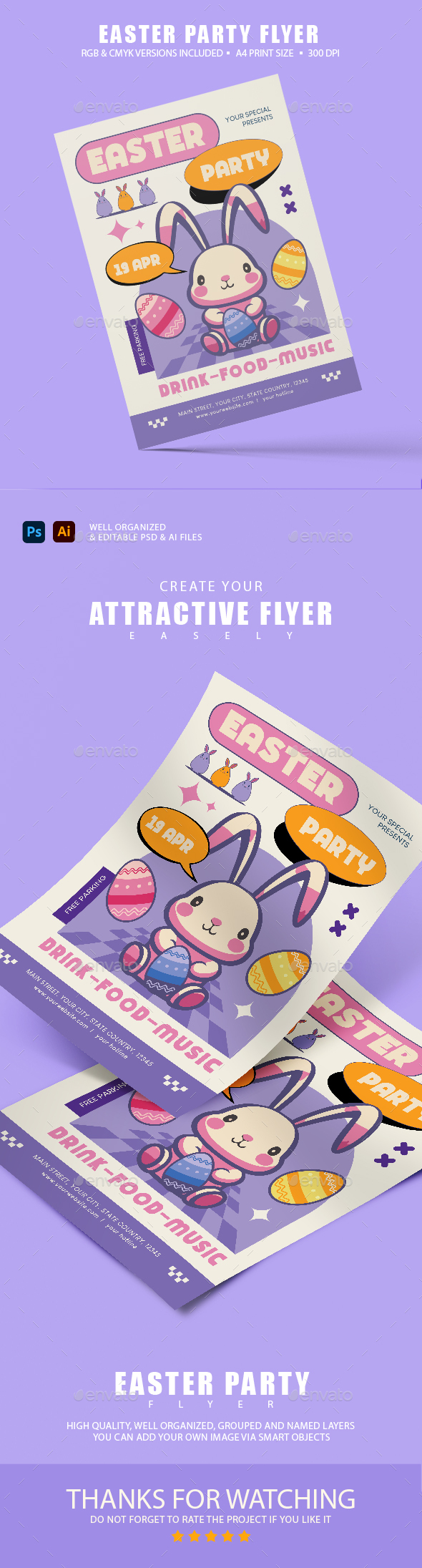 Easter Get collectively Flyer