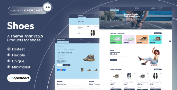 Sneakers – High class Sneakers Assortment Opencart 4 Theme