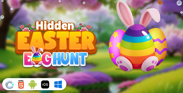 Hidden Easter Egg Hunt [ Construct 3 , HTML5 ]