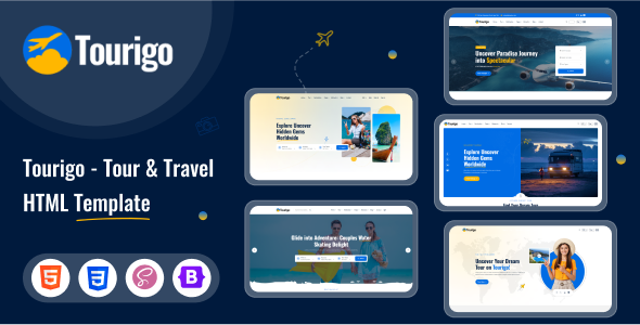 Tourigo – Tour & Amble HTML5 Template