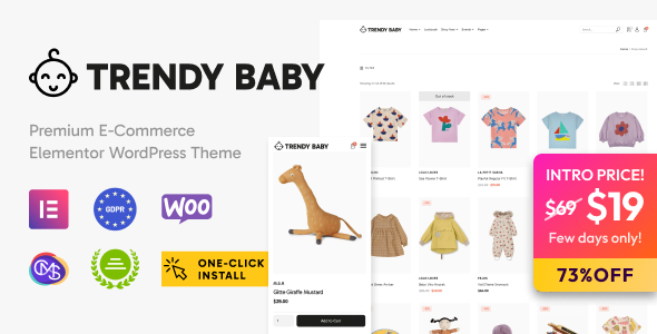 Fashionable Teen – Children and Children Retailer WordPress Theme