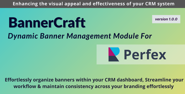 BannerCraft – Dynamic Banner Administration Module for Perfex CRM