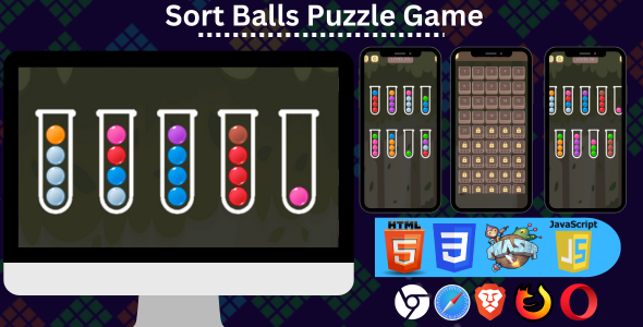 Type Balls Puzzle Html 5 Recreation (Phaser 3)