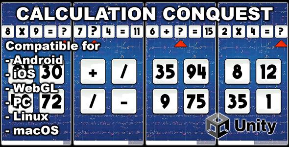 Calculation Conquest – Strengthen your mathematical arithmetic concern-fixing skills – android and iOS