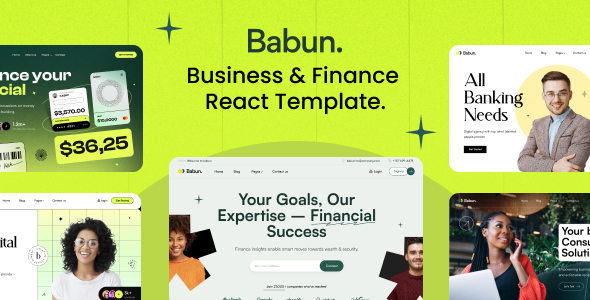 Babun – Swap & Finance React template