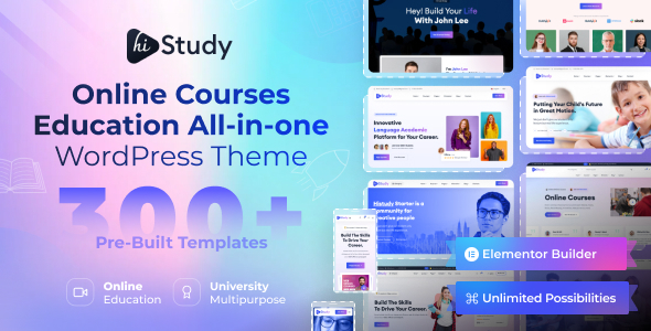 HiStudy – On-line Programs & Coaching WordPress Theme