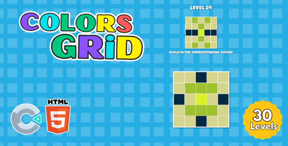 Colors Grid – HTML5 + MOBLE Sport