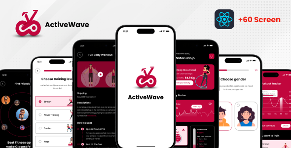 Interesting Wave Health Cell App | React Native Template