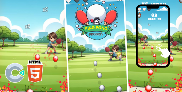 Boy Ping Pong – HTML5 (Present Code)