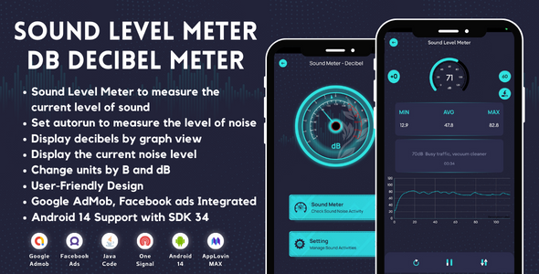 Sound Stage Meter DB Decibel Meter AdMob Adverts Android