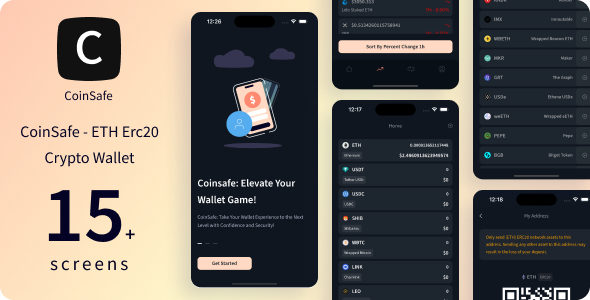 CoinSafe – ETH Erc20 Crypto Pockets