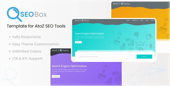 SEOBox Template for AtoZ On-line web page positioning Devices