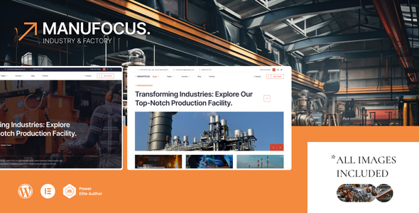 Manufocus – Manufacturing facility & Trade WordPress Theme