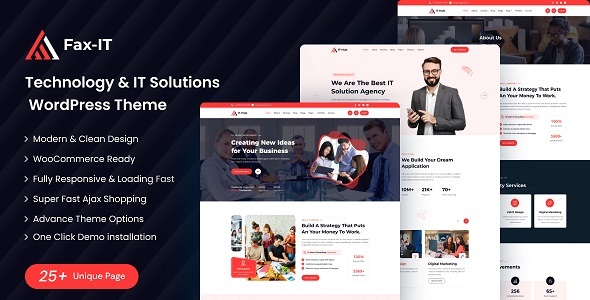 Fax-IT – Experience & IT Options WordPress Theme