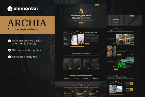 Archia – Achitecture Elementor Educated Template Equipment